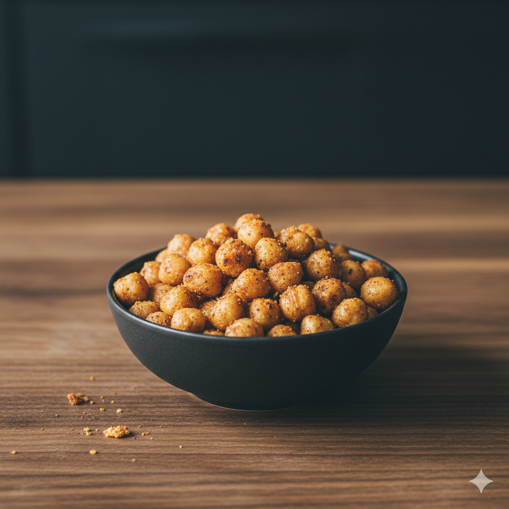 Chips de garbanzos en airfryer (snack crujiente)